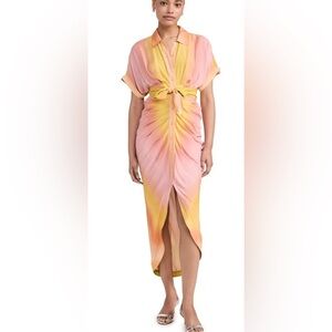 NWT Le Supreme Miko Dress Ombre Sunset size 8